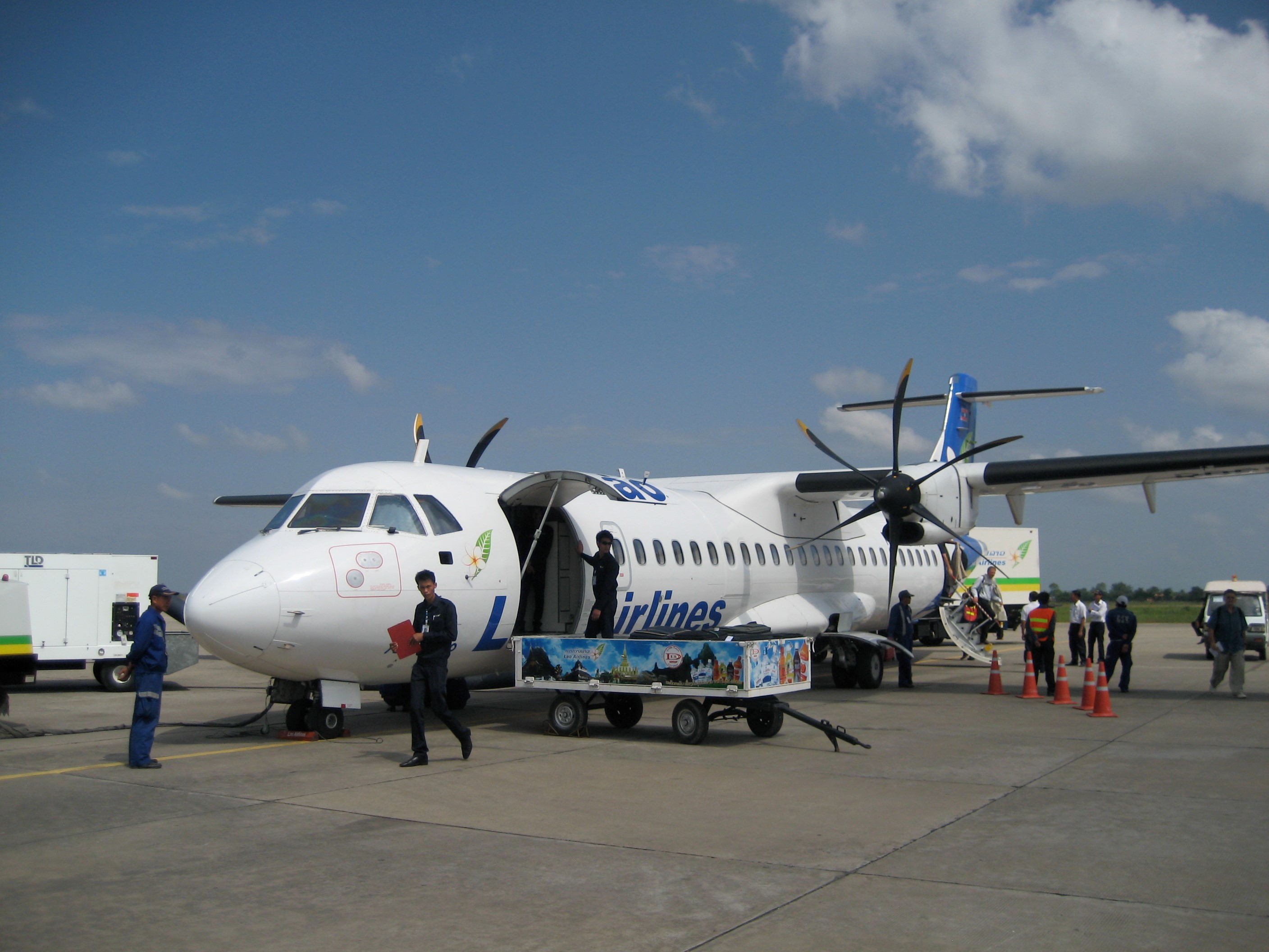 乗ってきた飛行機